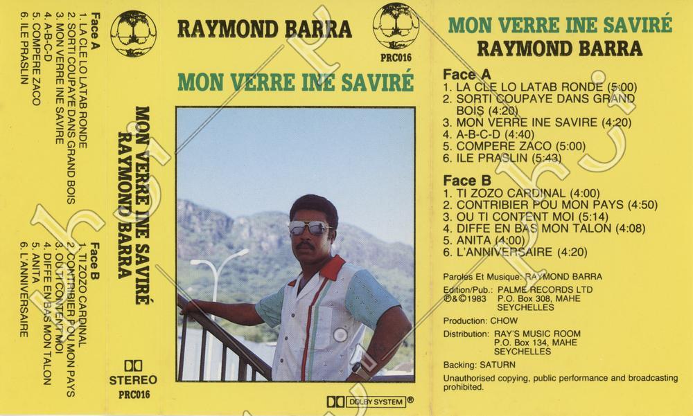 Jaquette de la cassette Palme records LTD PRC 016.
