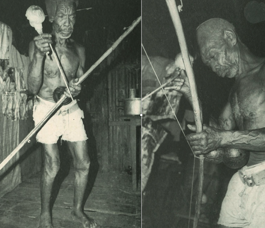 Jacob Marie, dit Ton Pa au <i>bonm</i> (avec résonateur en coco), extrait du 33 Tours Ocora 558 554, 1978.