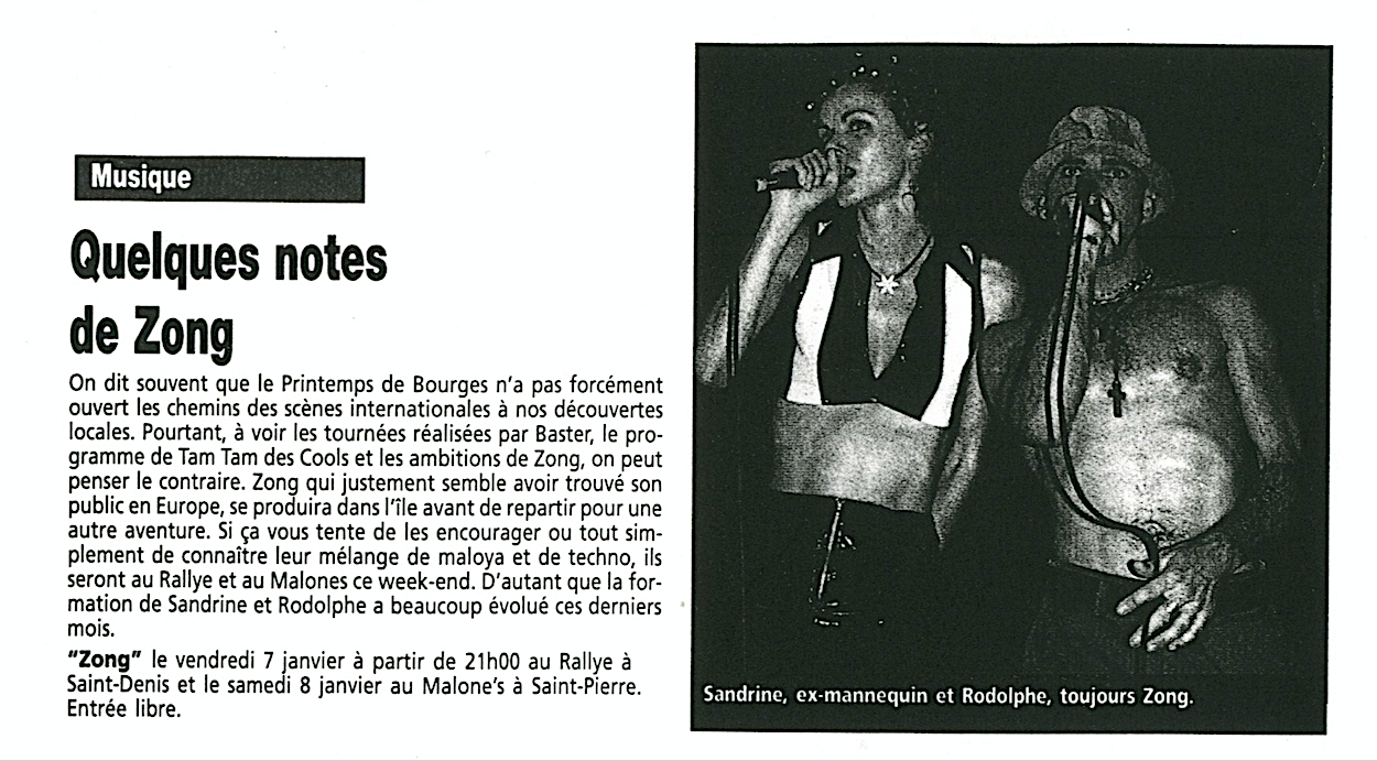 Extrait du <i>Quotidien</i> du 07/01/97.