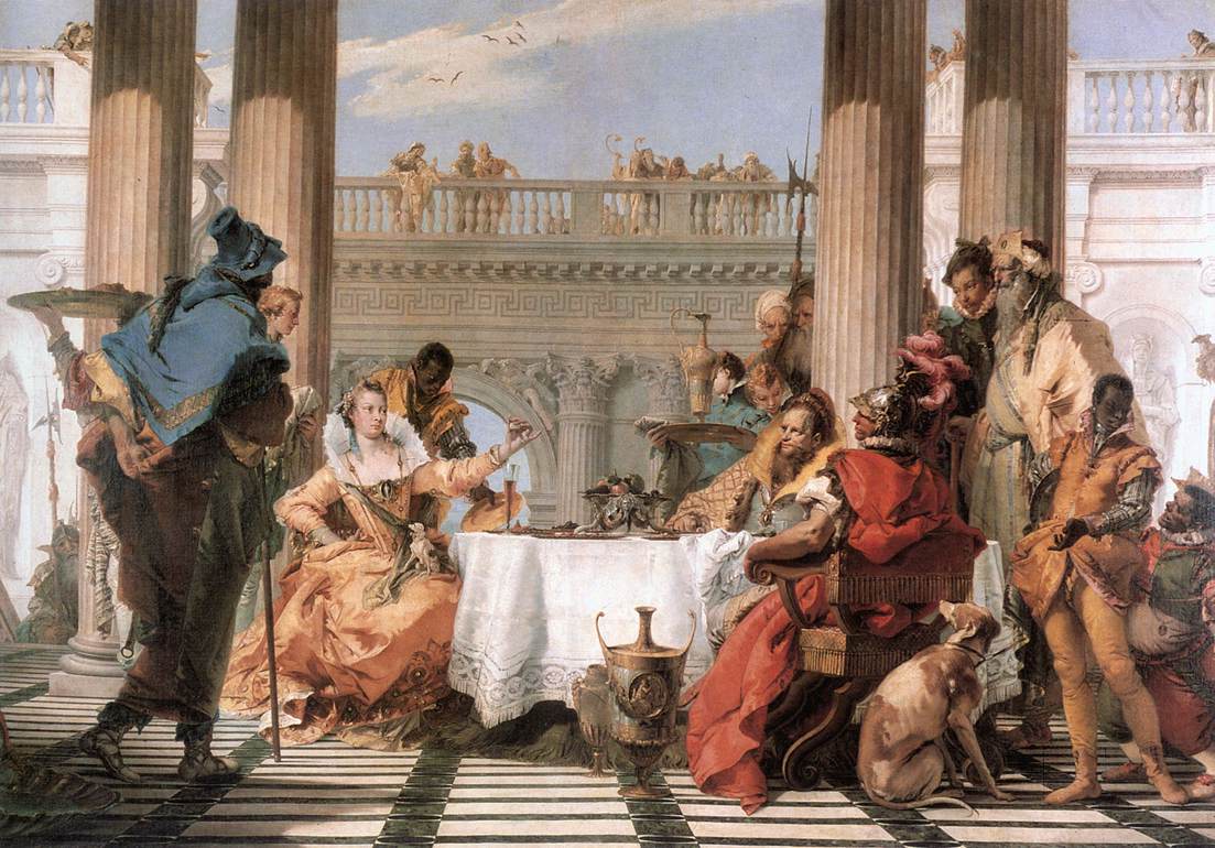 Le banquet de Cléopâtre (Giambattista Tiepolo, 1743)